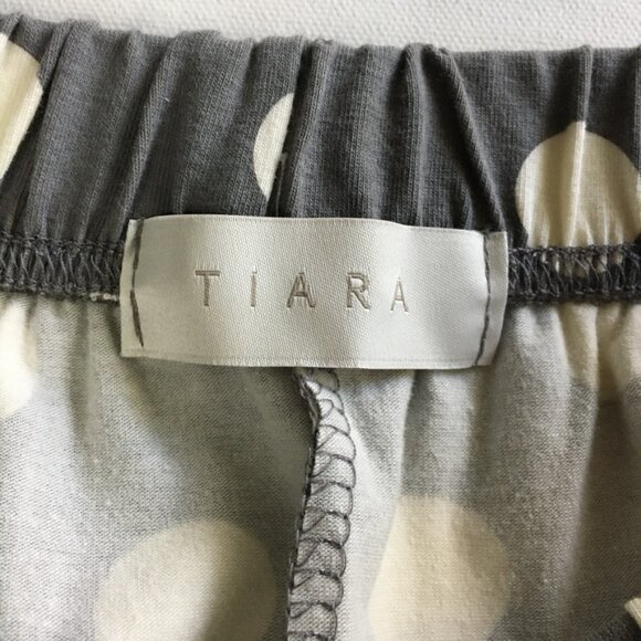 Tiara Boho Pull on Skirt Womens Small Elastic Waist Midi Slit Back 30" Length - Picture 8 of 9